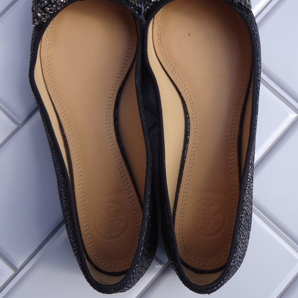SIZE 6.5 M. TORY BURCH ‘Vanessa’ leather flats - Picture 14 of 16